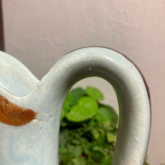Water Pitcher Tonal Mexico Birds/Butterfly Vintage EUC - Picture 11 of 13